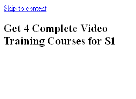 cheap 4 Complete How To Make Money Online Video Training Courses