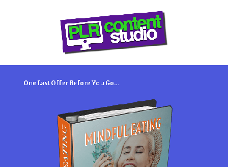 cheap [PLR 2019] Mindful Eating 36-Piece PLR Resource Pack