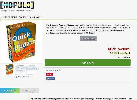 cheap QuickUpdate Products Manager for Prestashop