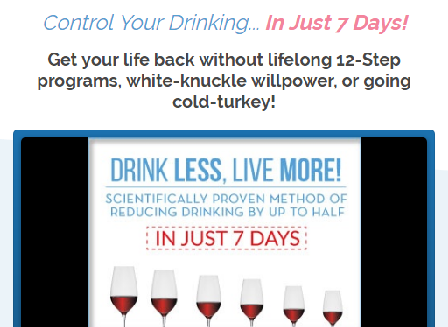cheap 7 Days to Drink Less Online Alcohol Reduction Program