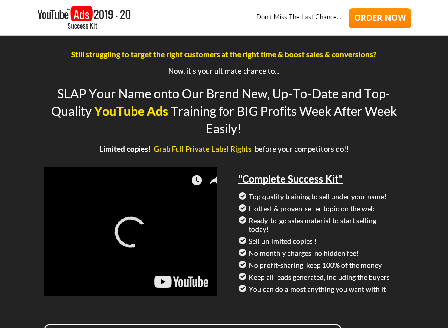 cheap YouTube Ads 2019-20 Success Kit PLR