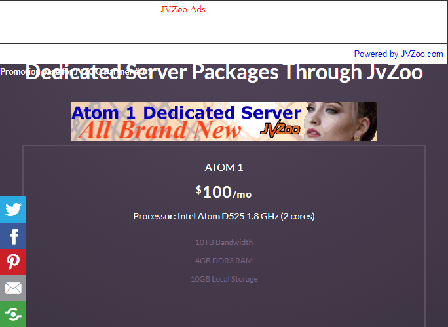 cheap Atom 1 Package Dedicated Server Web Hosting