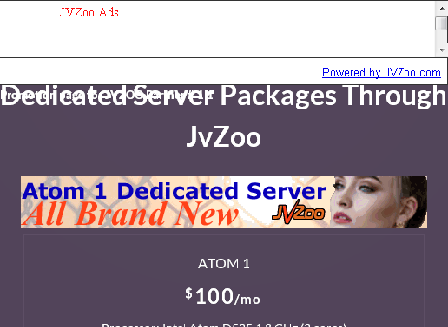 cheap Atom 2 Package Dedicated Server Web Hosting