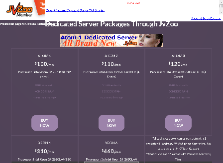 cheap Atom 3 Package Dedicated Server Web Hosting