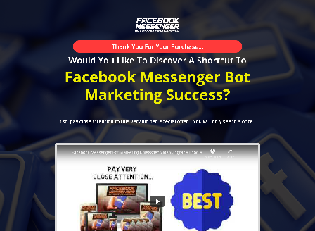 cheap Facebook Messenger Bot Marketing Unleashed Video