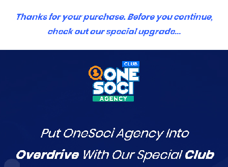 cheap OneSoci Agency Club Membership