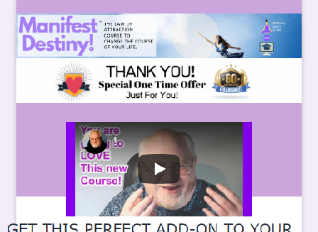 cheap Manifest Destiny Law Of Attraction Course