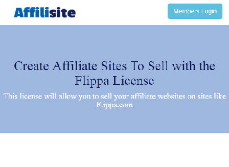 cheap Affilisite - Flippa License