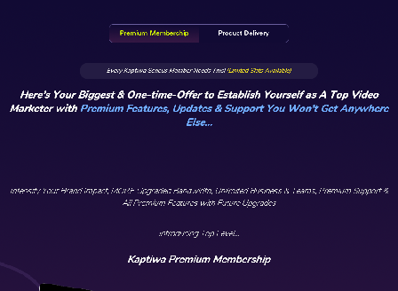 cheap Kaptiwa Premium Membership Monthly