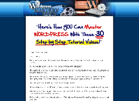 cheap WordPress Mastery Video Course
