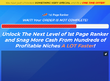 cheap 1st Page Ranker Pro Onetime