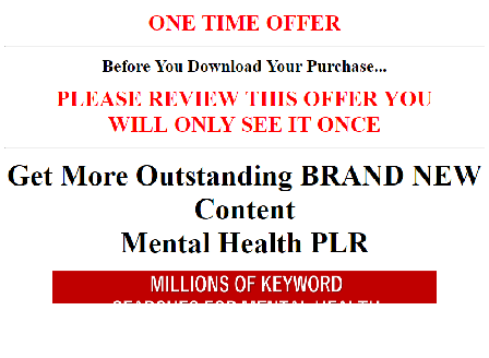 cheap [Quality] Nurturing Your Emotional Health 275 + Piece PLR Pack