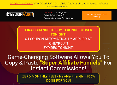 cheap Commission Funnels PRO* | Automated Super Affiliate Funnels!