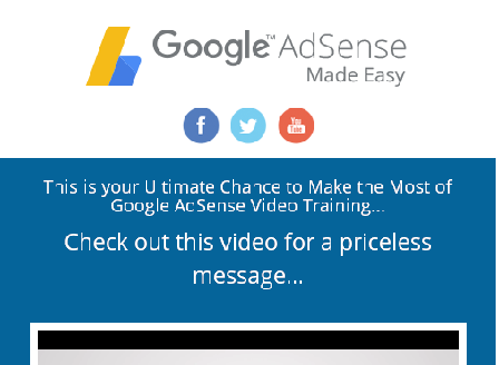 cheap Google AdSense Up - Video Training