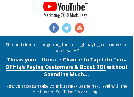 cheap YouTube Marketing Mastery Course