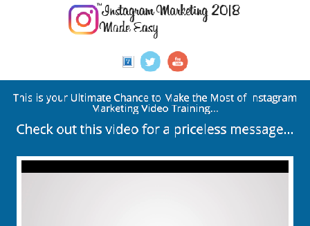 cheap Instagram Marketing Video Training UP