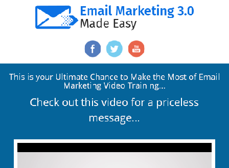 cheap Email Marketing 3.0 HD Video Training UP