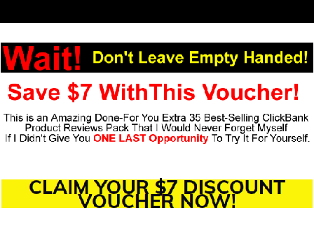 cheap Discounted Additional 35 Best Selling ClickBank Product Reviews