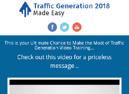cheap Make the Most of Traffic Generation Video Training...