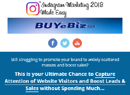 cheap InstaGram Marketing BUYeBiz Special
