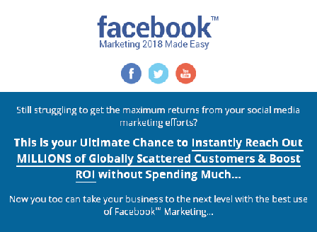 cheap Facebook Marketing 2018 FE