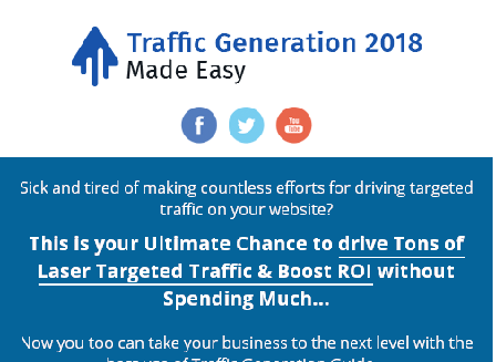 cheap Traffic Generation 2018