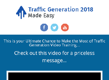 cheap Traffic Generation 2018 upsell
