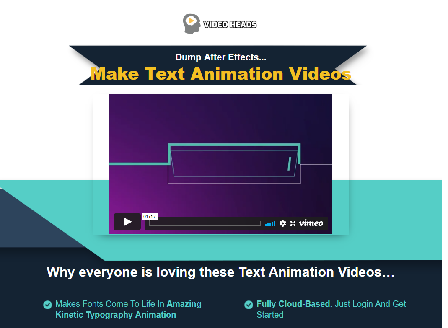 cheap Video Heads Text Animator Pro