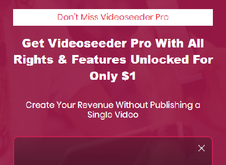 cheap Videoseeder Pro Trial