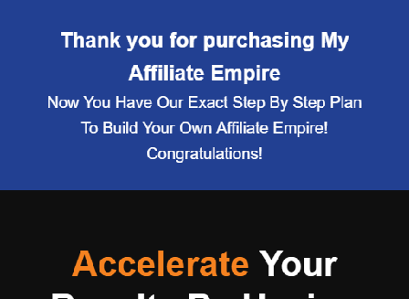 cheap My Affiliate Empire DFY