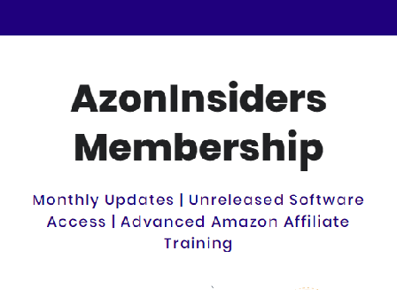 cheap AzonInsiders Monthly Membership