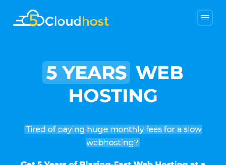 cheap 5CloudHost - Cloud Starter plan