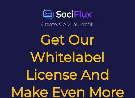 cheap SociFlux Whitelabel - 200 License