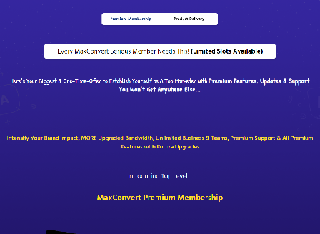 cheap MaxConvert Premium Membership Monthly