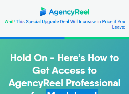 cheap [OLD] AgencyReel Professional Lite