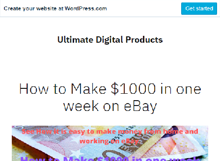 cheap How to Make $1000  in one week on eBay