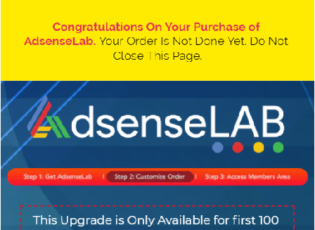cheap Adsense lab: Adsense Auto Funnels [OTO1]