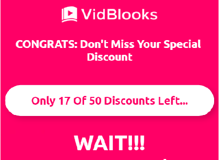cheap VidBlooks Gold Ultimate Special Offer