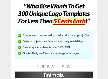 cheap 300 Logo Templates