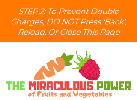 cheap The Miraculous Power of  Fruits & Vegetables OTO1