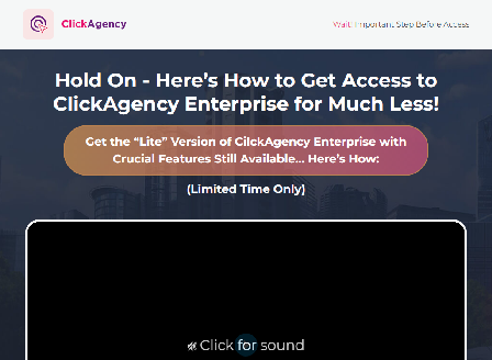 cheap ClickAgency Enterprise-Lite