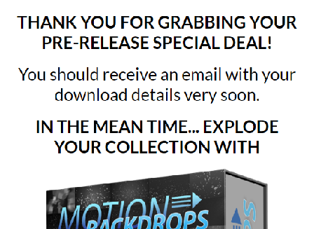 cheap Motion Backdrops Explosion Pre-Release Special