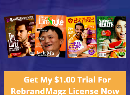 cheap RebrandMagz $1 Trial Annual [All 4 Magazines]