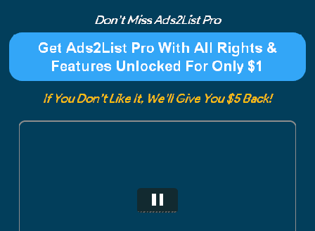 cheap Ads2List Pro Trial