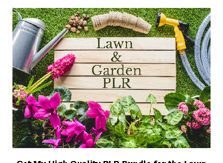 cheap Lawn and Garden PLR
