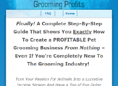 cheap Grooming Profits