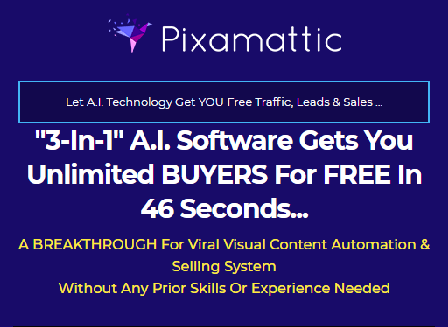 cheap Pixamattic PRO Commercial | Artificial Intelligent Designer & Social Media Automation