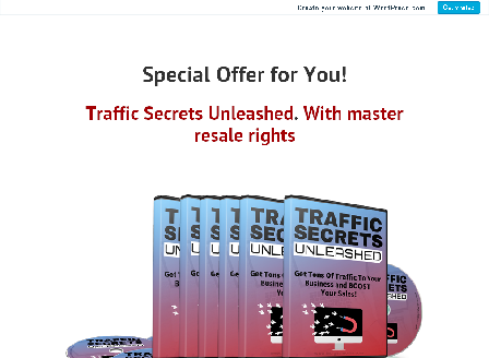cheap Traffic Secrets Unleashed. With master resale rights