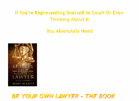 cheap Be Your Own Lawyer - The Book
