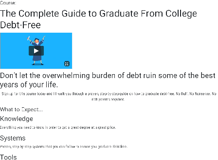 cheap The Complete Guide to Graduate From College Debt-Free